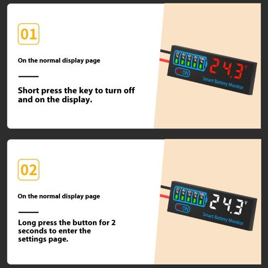 Universal Battery Charging Indicator Easy To Use Portable Multifunction LED Power Display Board Energy Saving Battery Level Indicator