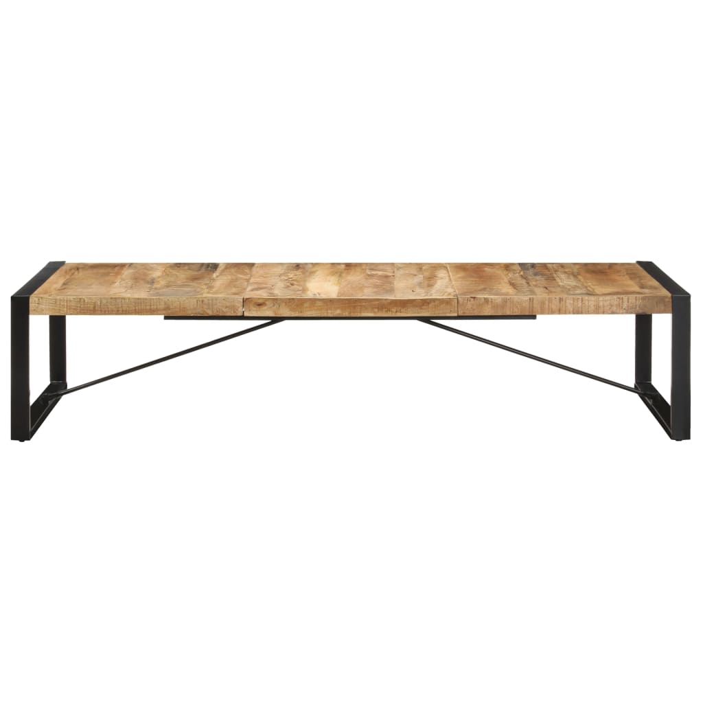 Coffee Table 180 x 90 x 40 cm Rough Mango Wood