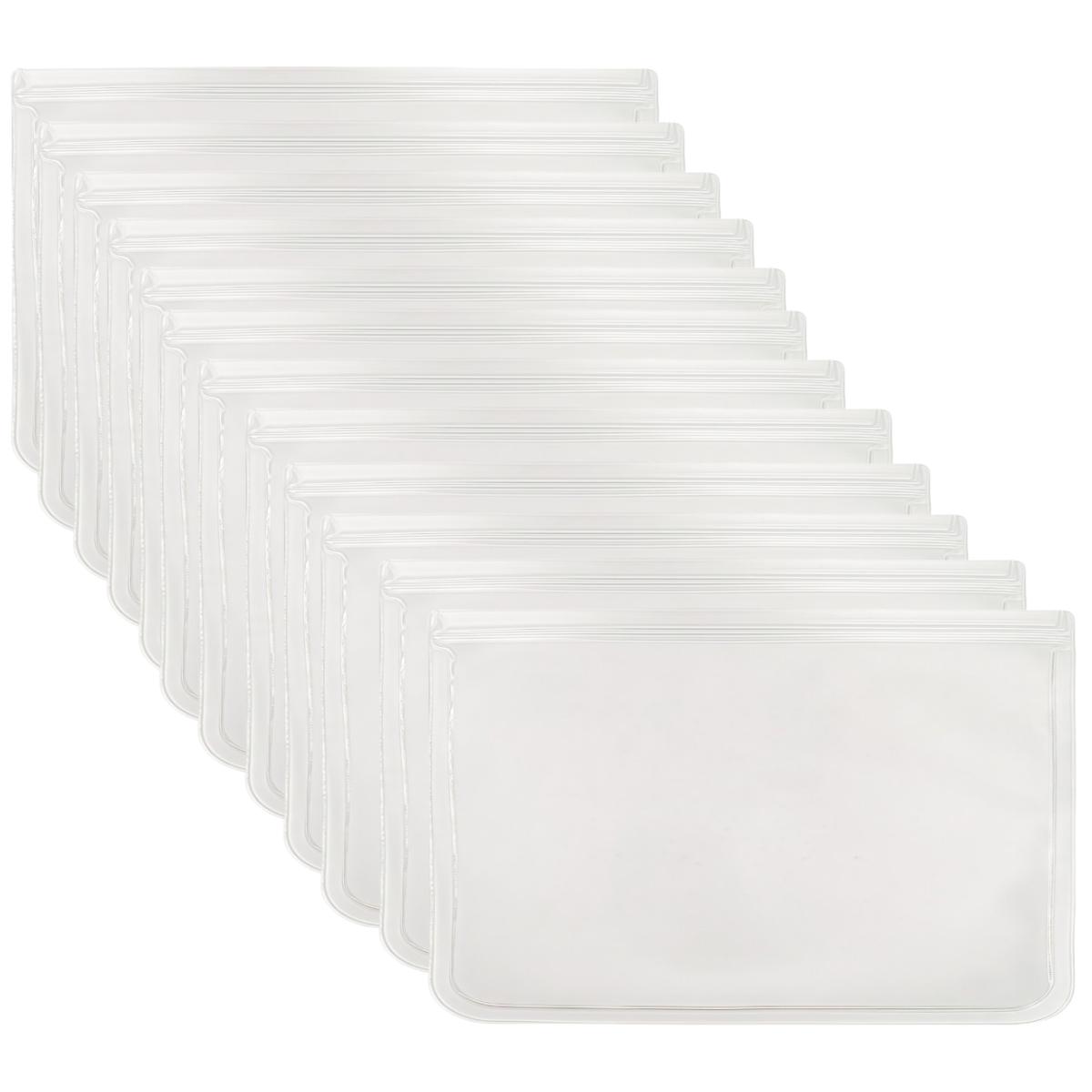 

12PCS Thickened Sealed Peva Food Preservation-Ziplock Bag For Refrigeration Classification Storage Bags Saran Wrap & Plastic Bag