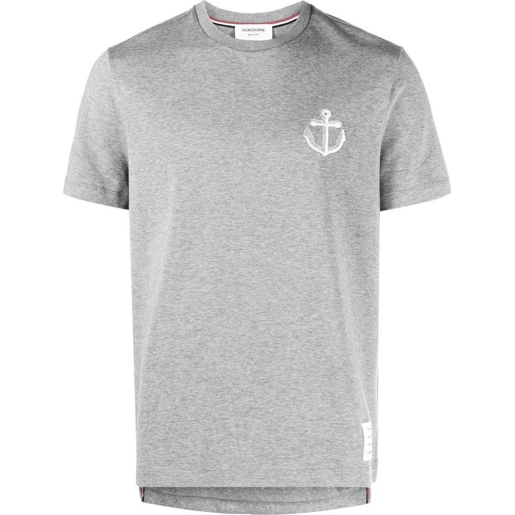 THOM BROWNE · T Shirt Summer Men's Gray MJS214E-J0058-055