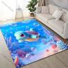Cartoon Pocket Monsters Squirtle Print Carpet for Living Room Bedroom Kid's Room Home Decor Area Rug Playing Mat Luxury Gifts