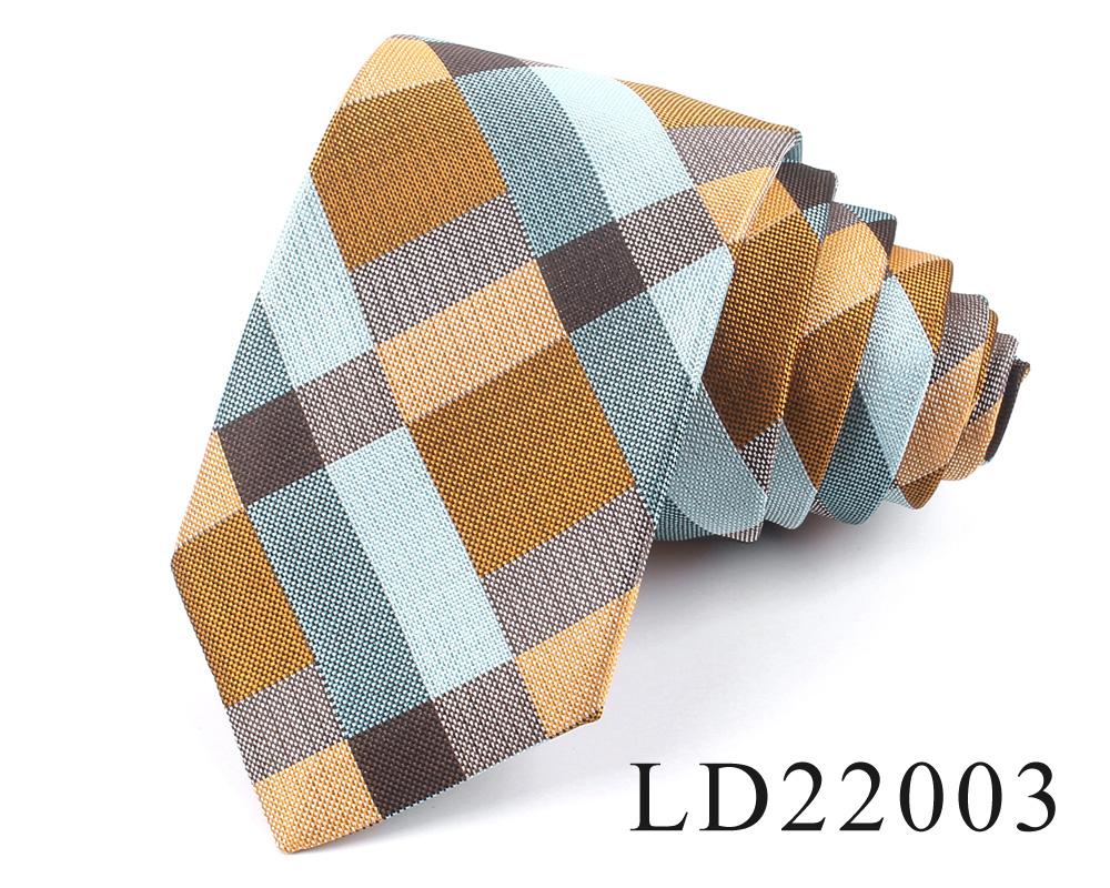 New Jacquard Woven Neck Tie For Men Classic Check Ties Fashion Polyester Mens Necktie For Wedding Business Suit Plaid Tie