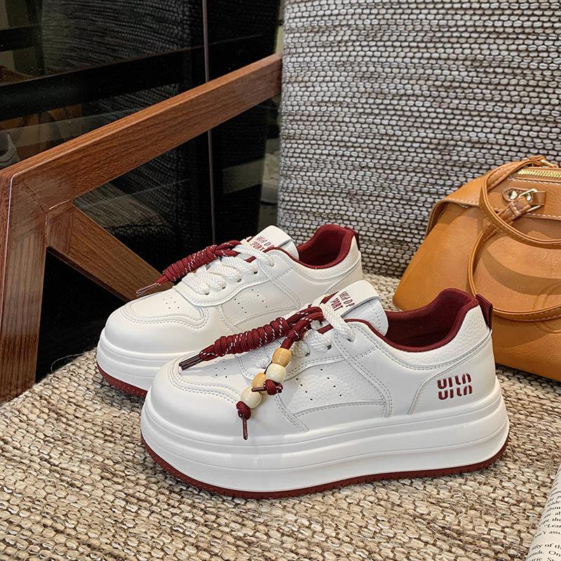 Little white shoes women's new summer trend fashion small man height increase thick sole light casual shoes women's