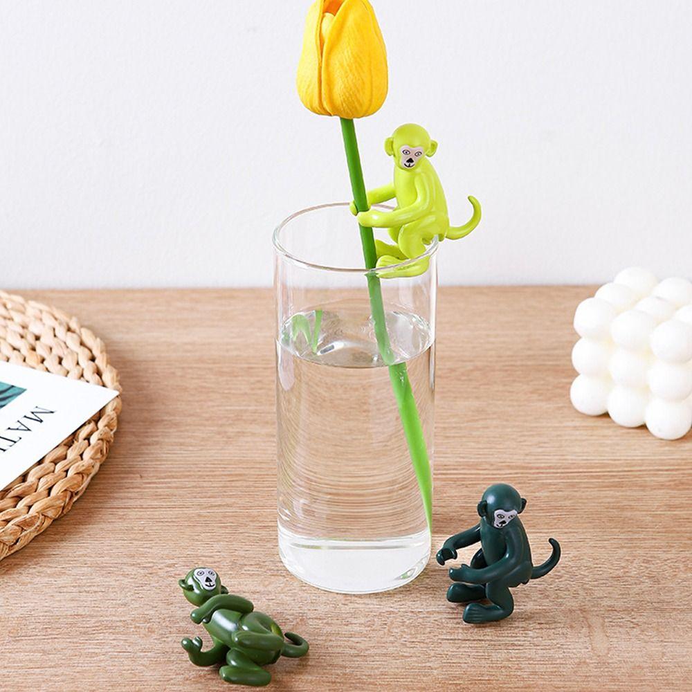 Silicone Plant Propagation Buddy Rabbit/Monkey/Elephant Reusable Silicone Plant Support Water Planting Fixed Holder