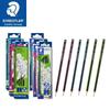 Lápis STAEDTLER 118 Triangulares 2B|HB, Mina Resistente à Quebra, Embalados, Design Listrado