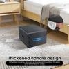 3 Pcs Extremely Large Clothes Storage Bin Foldable Quilt Pants Sweater Organizer Box Bedroom Closet Wardrobe Organizer