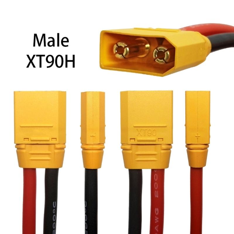EC5 to XT90 Cable XT90 Male to EC5 Female Connectors Power Cable for Efficient Battery Charging in FPV Models 35cm