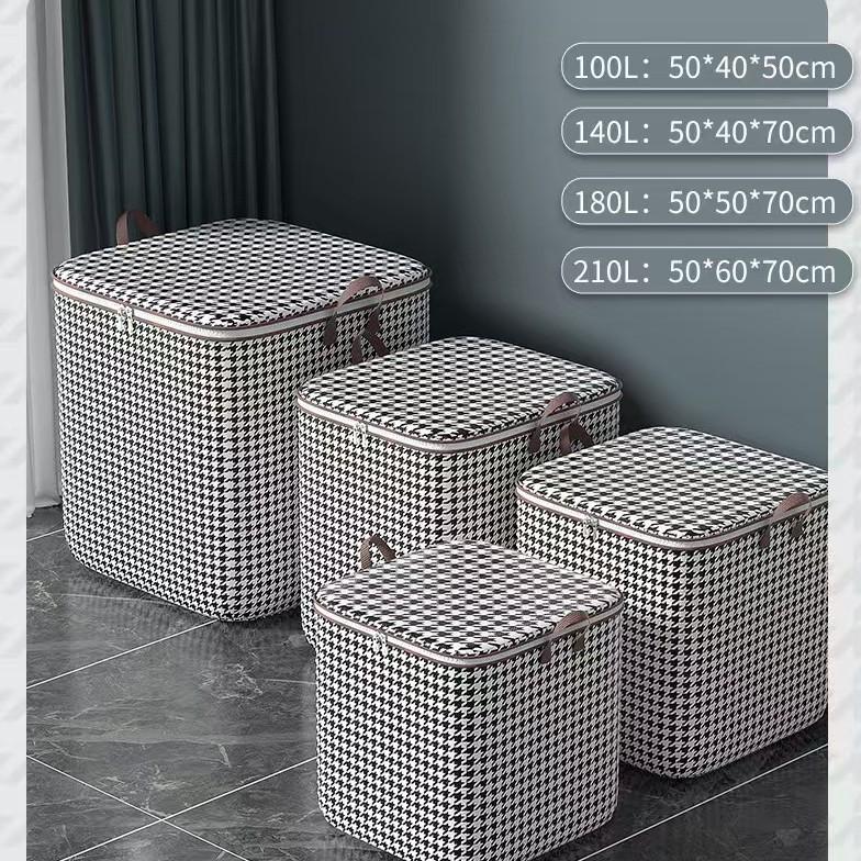 Non-Woven Quilt Storage Bag Organizer for Wardrobe and Moving