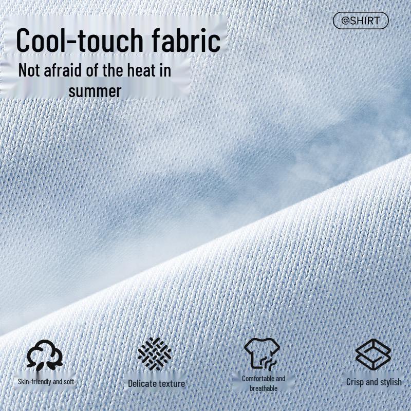 Mark Fairwhale Men's Ice Silk Cooling Short Sleeve T-Shirt