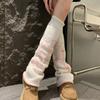 Sweet Cool Long Tube Socks Y2K Leg Warmers Fashion Knitted Wide Leg Hosiery