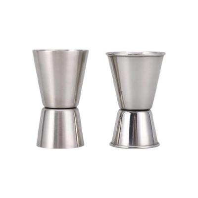 Double Capacity Nonrust Steel Measuring Cup 15ml and 30ml with Ergonomic Rolled Brim for Accurate Mixing Tasks
