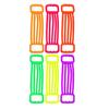 2Pcs Kids Tensioner Toy Stretch TPR Stress Relief Colorful Toddlers Arm Strength Training Resistance Band Decompression Expander Rope Toy