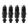 4Pcs Fuel Injector 093500-5700 23600-69105 For Toyota Land Cruiser