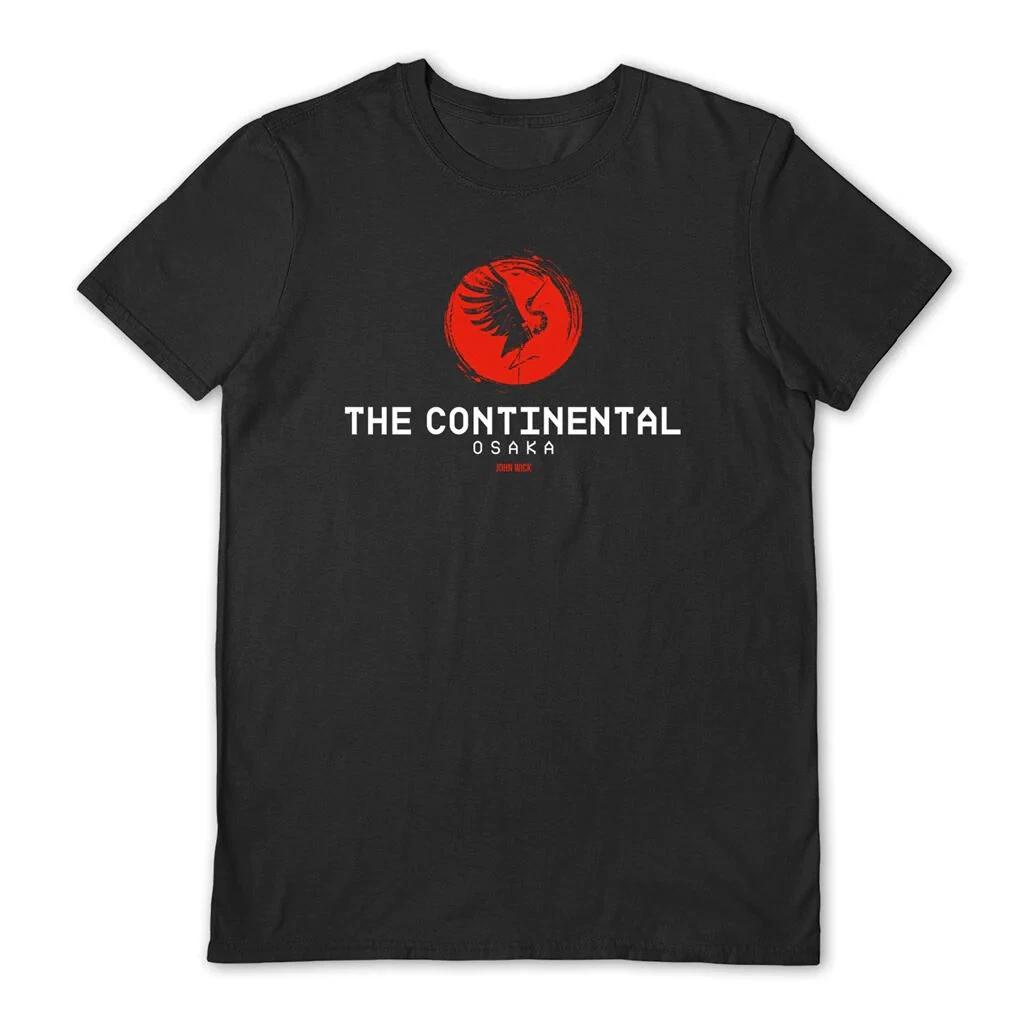 John Wick The Continental 100% Cotton T-shirt Mens Tees Top - Official Osaka S/S Black L