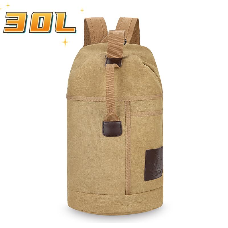 30L/60L Outdoorová sportovní taška Batoh Plátěné batohy Školní taška Turistika Cestovní batohy Bucket Bag