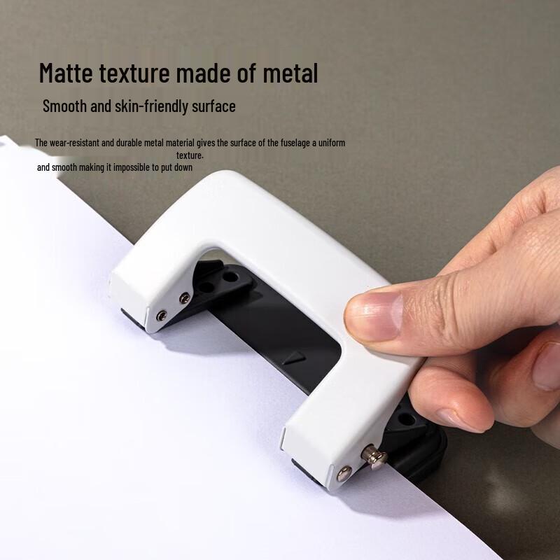 Deli Two-Hole Punch 0101 CN plug (adapter included)