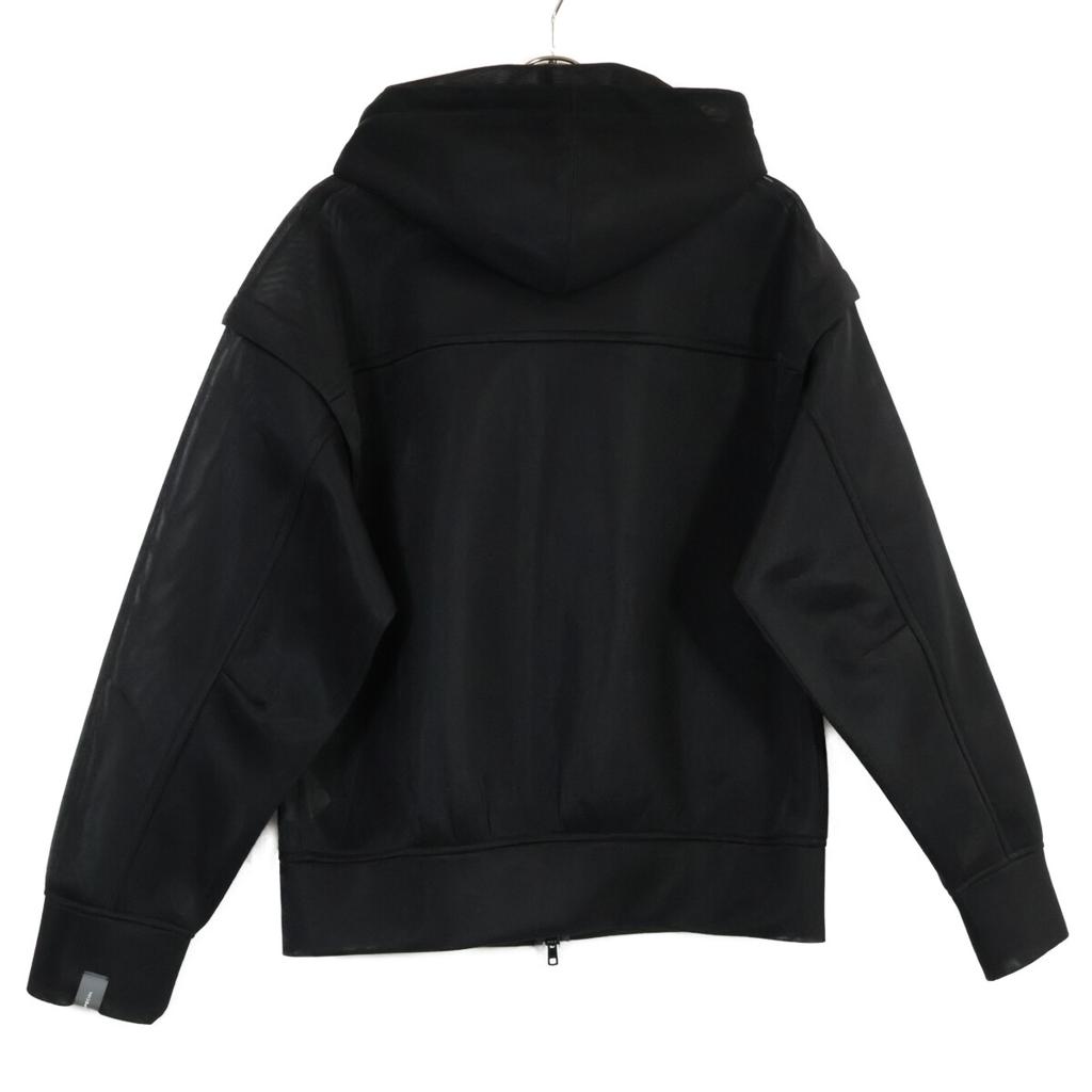 MAISON SPECIAL 21232415804 Black 2-way See-through Hoodie Jacket FREE blackUsed