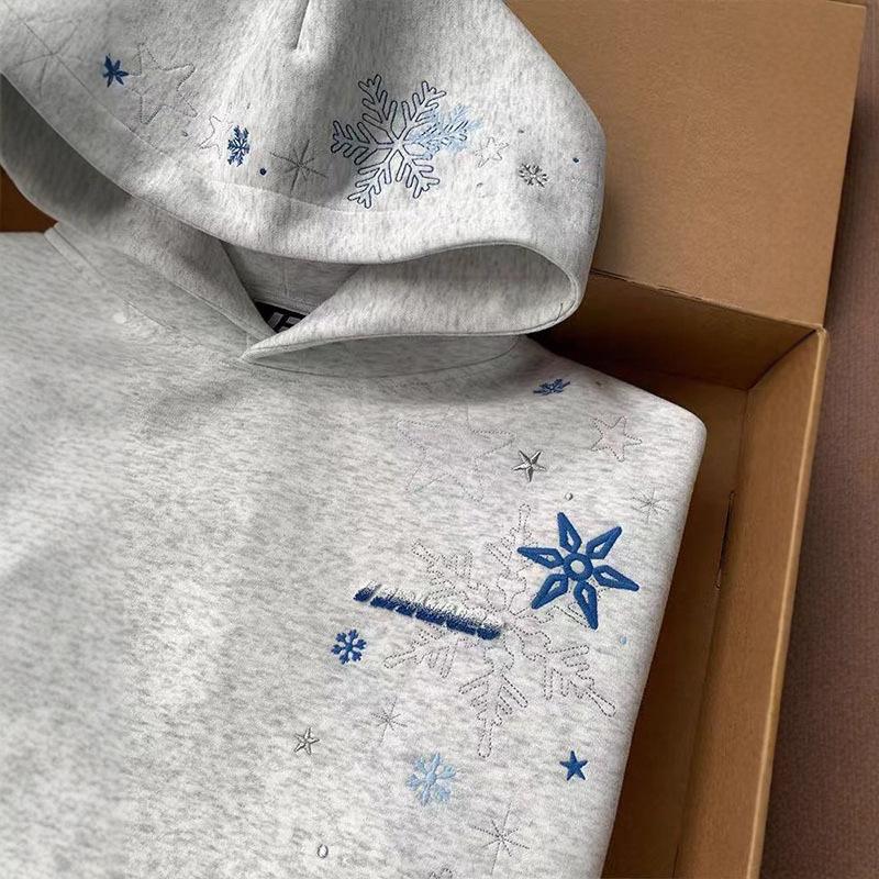 

Свитшот с капюшоном Осенне-зимний Дизайнерский Свободный Повседневный Универсальный Парный Топ XXXL