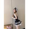 Women's Cute Sexy Lace Splicing Suspender Cake Dress Slim Loli Play Dress Women's Send Headband