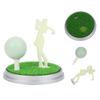 Minigolf Souvenirs Geschenk Dekoration Leuchtend Kunststoff Gummi Magnetisch für Zuhause Auto Schreibtisch
