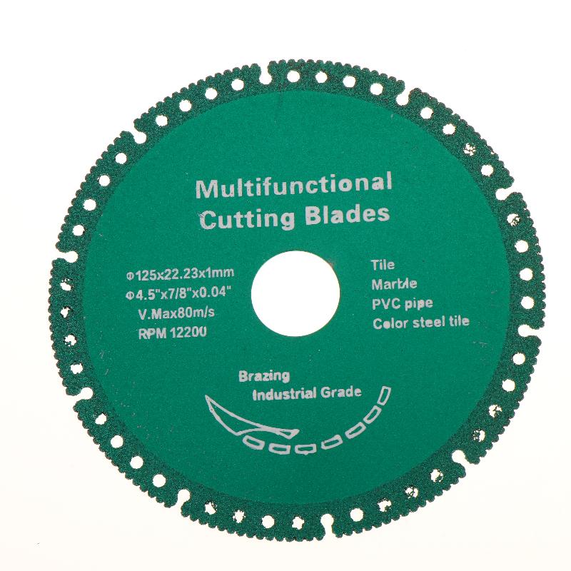 115mm / 125mm Hartlöt-Sägeblatt – 22,23mm Aufnahme Trennscheibe für Stahl, Gusseisen, Stahlbeton, Stein & Aluminium