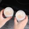 2Pcs Egg Poacher Reusable Easy To Clean Egg-shaped Microwave Heat Resistant Egg Cooking Cup for Home