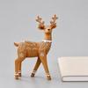 Christmas Reindeer Statue Tabletop Figurine Compact for Office