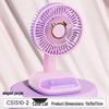 Mini Cartoon USB Desk Fan - Colorful Summer Office & Student Gift