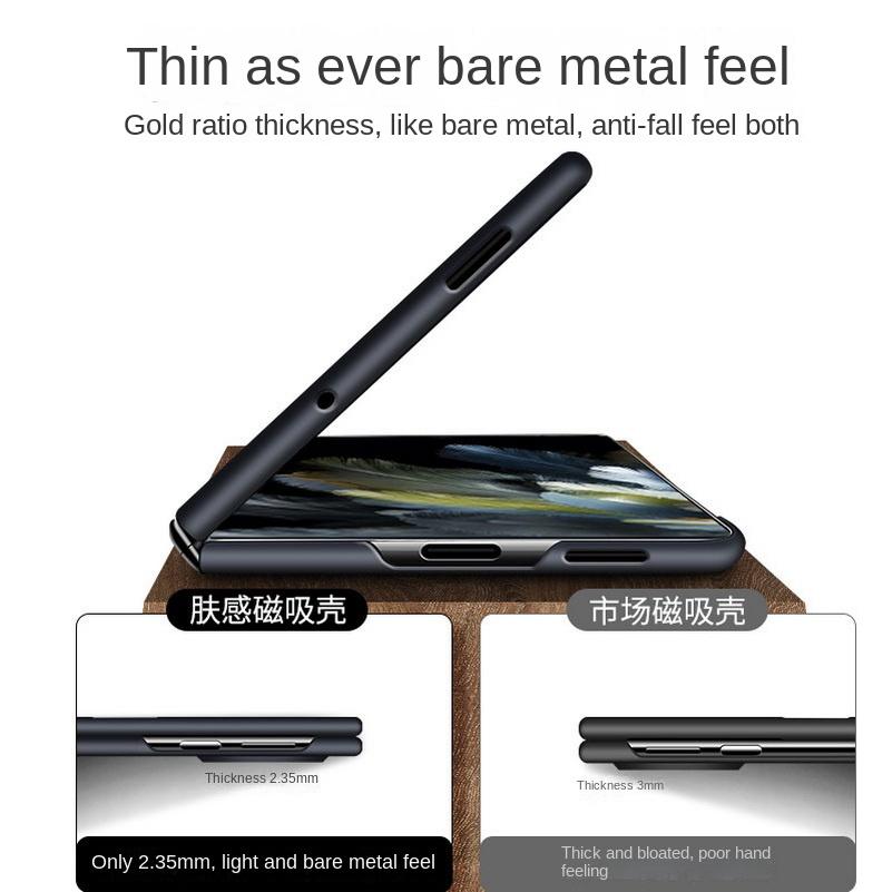Luxury Ultra Slim Skin Feel Matte Hard PC Phone Case for Samsung Galaxy Z Fold 8 7 6 5 4 for Magsafe Shockproof Protection Cover