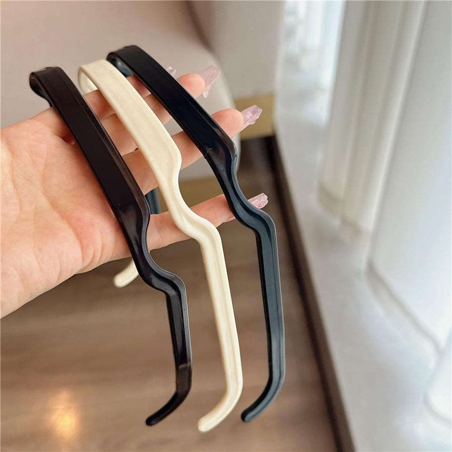 Drei quadratische Haarspangen, elegant und unverwechselbar, zum Zurückhalten der Haare beim Waschen des Gesichts, Haaraccessoire für den hohen Oberkopf