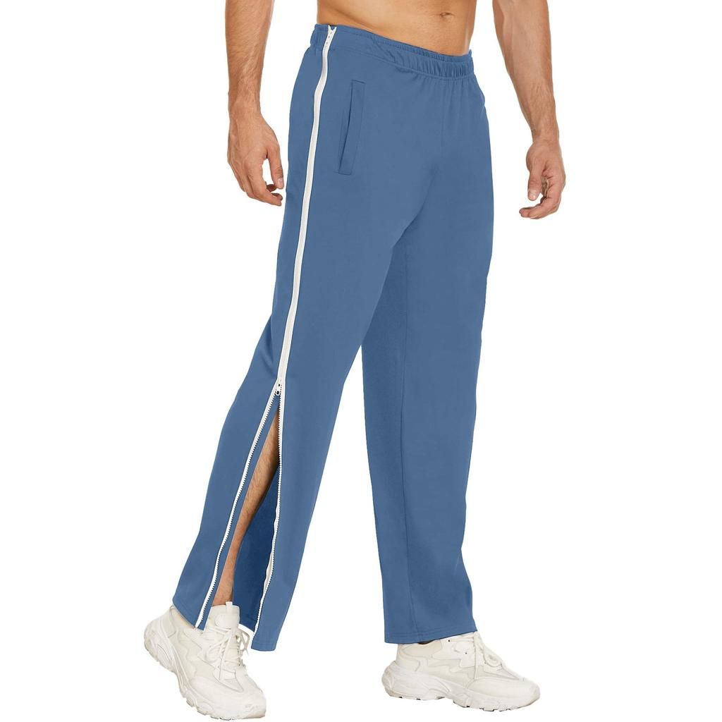 Men's Zipper Pants, Loose Sweatpants, Training Basketball Pants, Men's Loose Pants