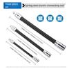1/4 3/8 1/2inch Drive Socket Extension Rod Electric Wrench Flexible Shaft Hand Tool Home Replacement Set Spring Sleeve