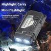2025 New Multifunctional COB Flashlight Ajustable Angle Light Camping LED Outdoor Magnetic Portable Keychain Lamp Torch War Y6Q9