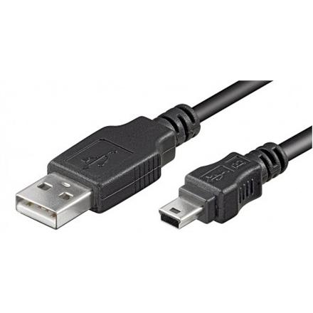 Logilink USB-Kabel | Stecker | Mini-USB Typ B | Stecker | Schwarz | 4-Pin USB Typ A | 1,8 m