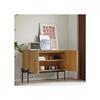 Buffet - MUVOE - 2 Portes - Métal - Design Contemporain - Dimensions 100x40x75 cm