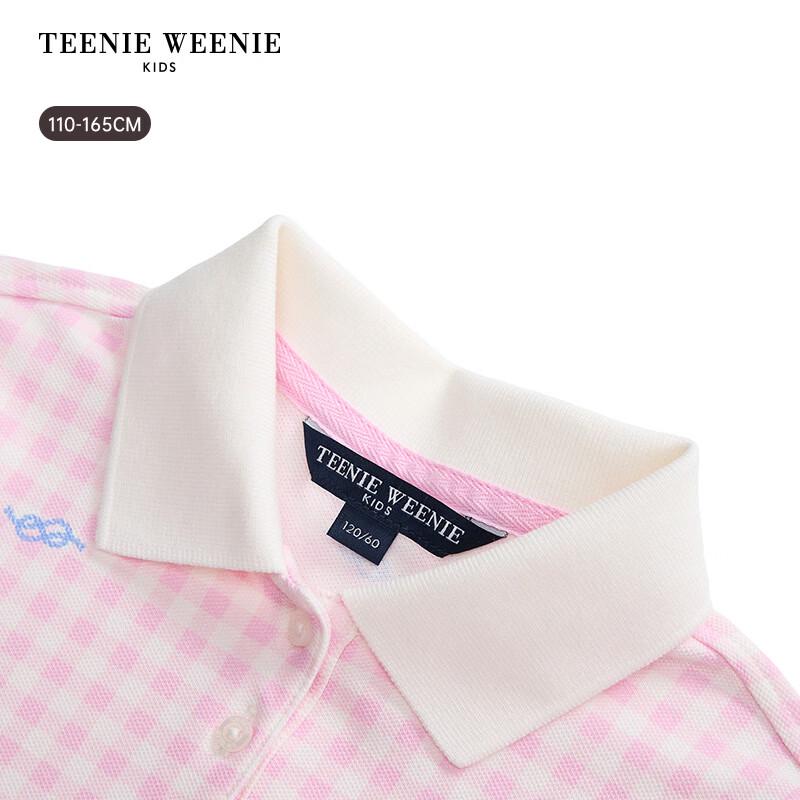 Teenie Weenie Kids' Girl's Plaid Polo A-Line Dress
