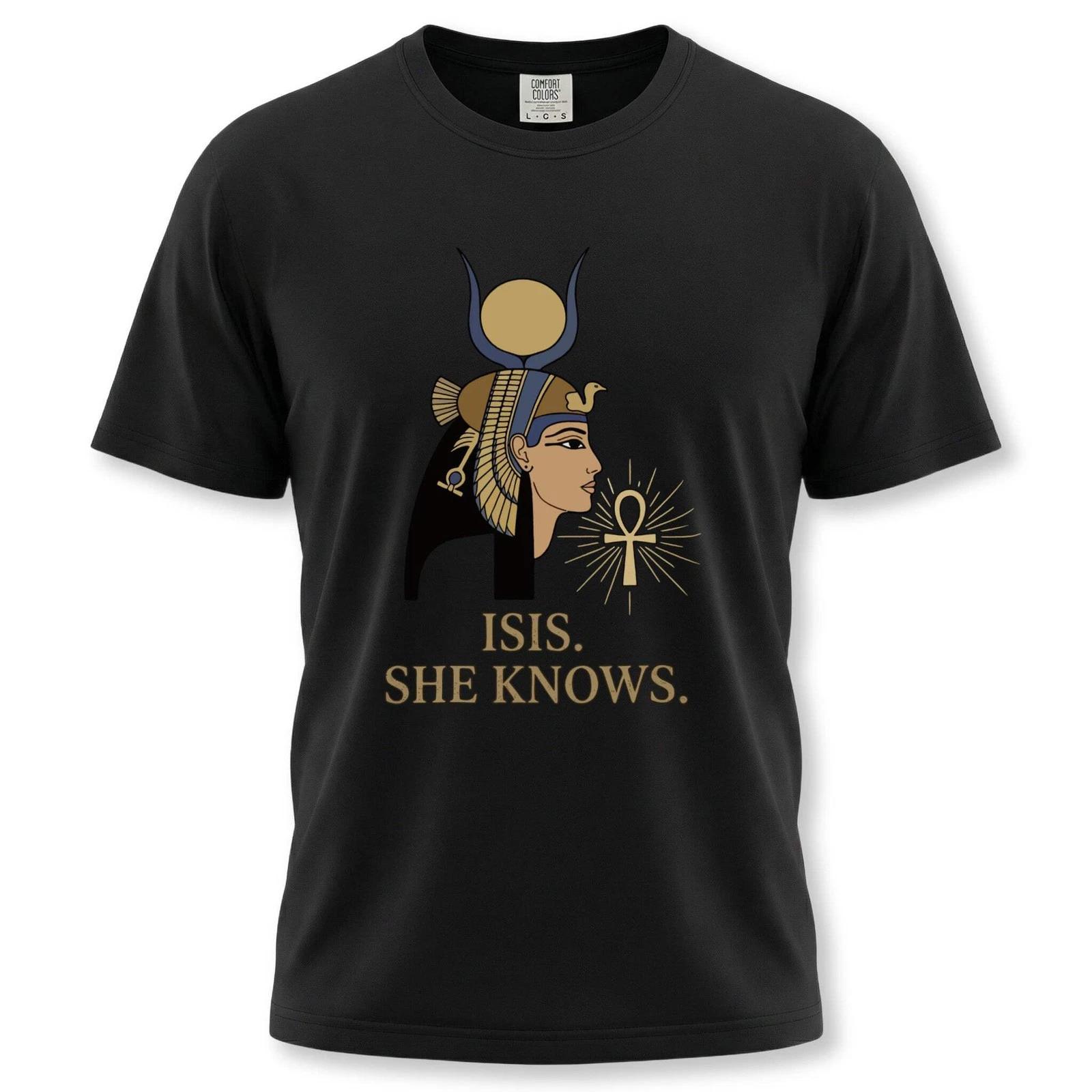 Egyptian Goddess Isis T-Shirt | Ancient Egyptian Unisex Graphic Tee Shirt XXXXL