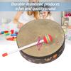 Hand Drum Orff Music Percussion Instrument Portable Drum Instrument with Drumstick 6in