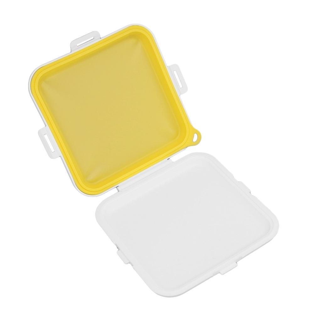 PP Silicone Material Sandwich Storage Box 3 Side Clips Food Snack Storage Lunch Container  For Work