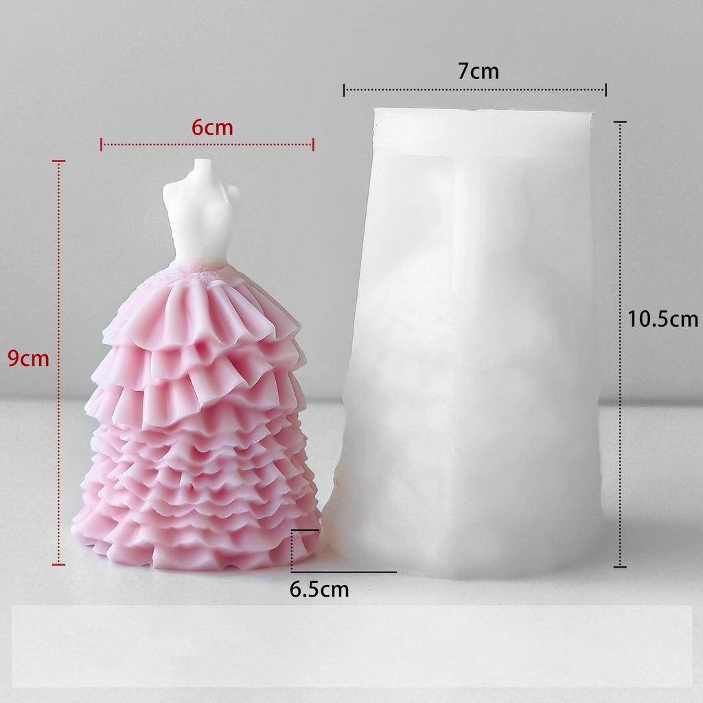 Decoration Mold Silicone Aroma Candle Mold Silicone Mold Diy For Gift Celebration Home Decor