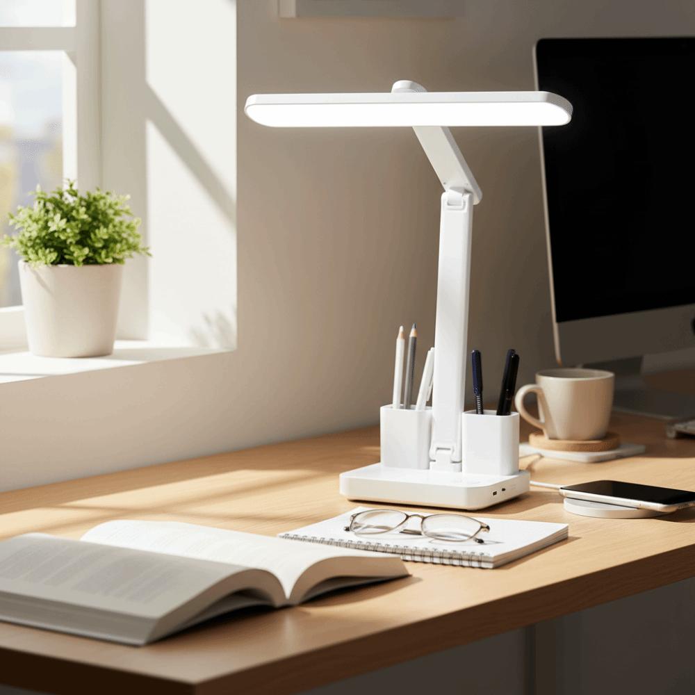 3 Levels Dimmable LED Desk Lamp Touch Control No Battery Foldable Reading Light USB Plug EU Desk Lamp Reading Light