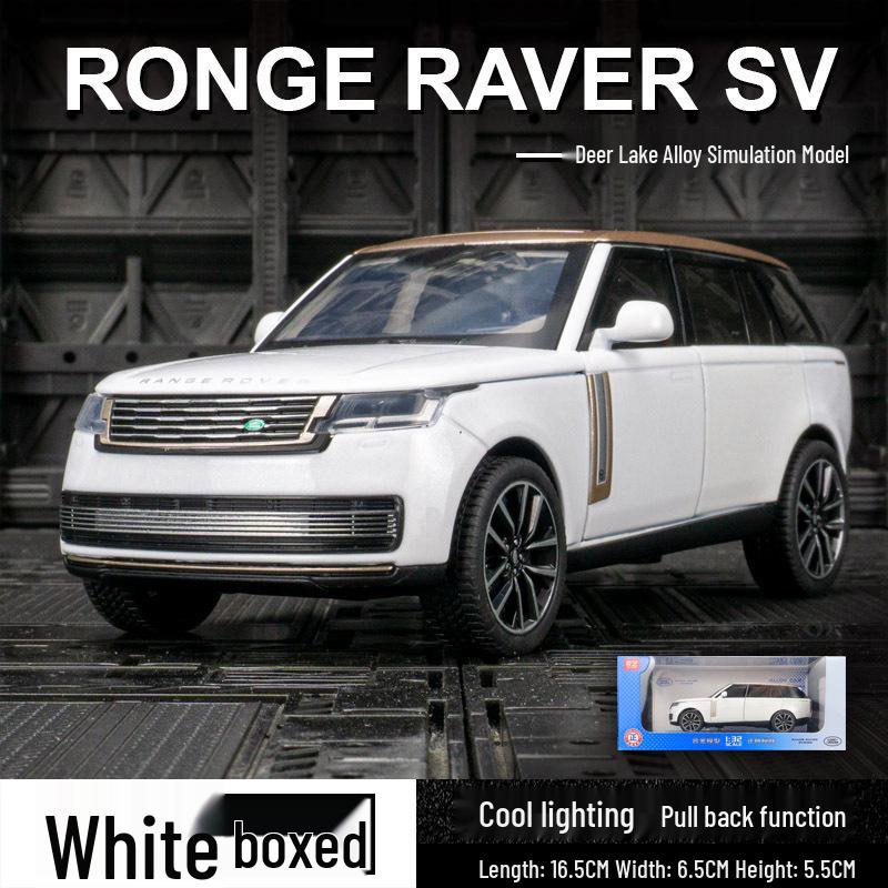 Qiyi Q3005A 2022 Range Rover Alloy Off-Road 6-Door Sound & Light Pull-Back Toy Car Model Ornament