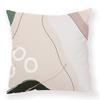 Ins Abstract Modern Simple Plush Pillowcase Line Decoration Pillow Car Office Waist Rest
