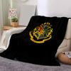 Hogwarts Crest T-Shirt - Officially Licensed MerchandisePrint Blanket, Soft Blanket For Sofa Office Bed And Travelling Daughter Birthday Gif