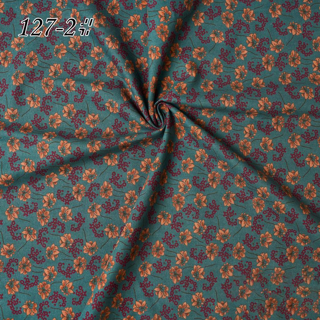 145x100cm Cotton Linen Small Floral Printed Fabric For Women's Clothing, Decorative Fabric DIY Handmade Sewing Cloth Fabric