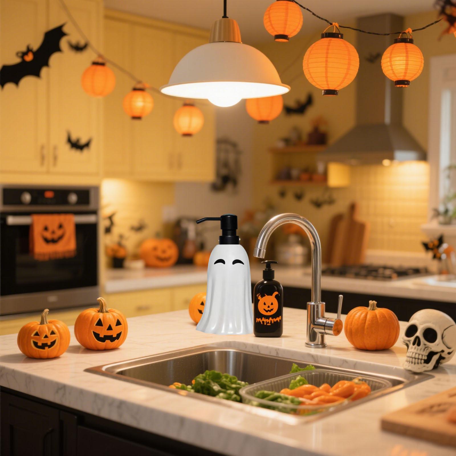 

Halloween Cute Vacuum Bottle Hand Dispenser - Reusable Liquid Hand Bottle. For Bathrooms And Kitchens. Enhances The One Size белый
