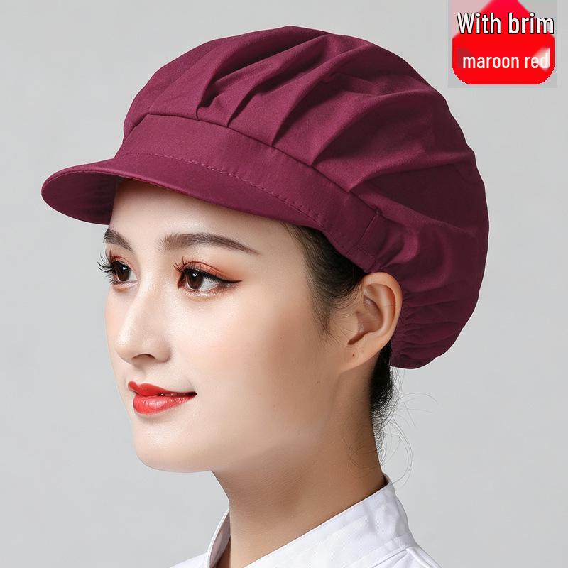 Breathable Dustproof Chef & Waiter Hat for Kitchen and Catering