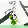 Fashion Lovely Plush Helmet Turtle Keyholder Cute Animal Keychain Bag Charm Pendant Toy Car Keyring Jewelry Party Gift