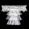 Elegant Lace Jabot Collar Detachable Hollow Design Wrist Cuffs Victorian Style Cosplay Accessory For Women Party Costume
