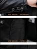 Męska Gruba Skórzana Kurtka z Klapami - Slim w Stylu Koreańskim, Casualowy Kołnierz Garniturowy, Modna Plus Aksamit na Jesień/Zimę